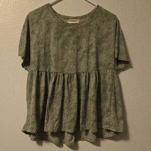 Green Women's Top Medium